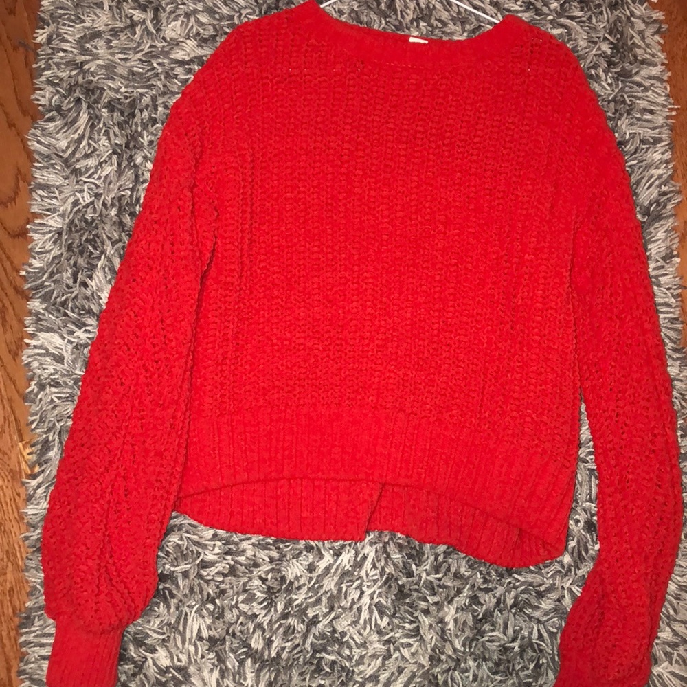 Red sweater